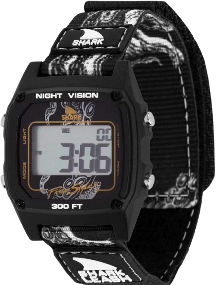 Classic Leash Octopus Black Unisex Watch